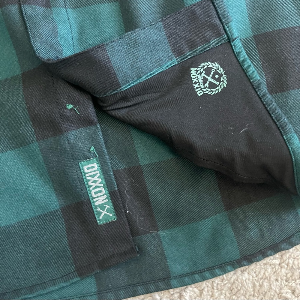 Dixxon Evergreen Checkered Button Down Flannel Sh… - image 7